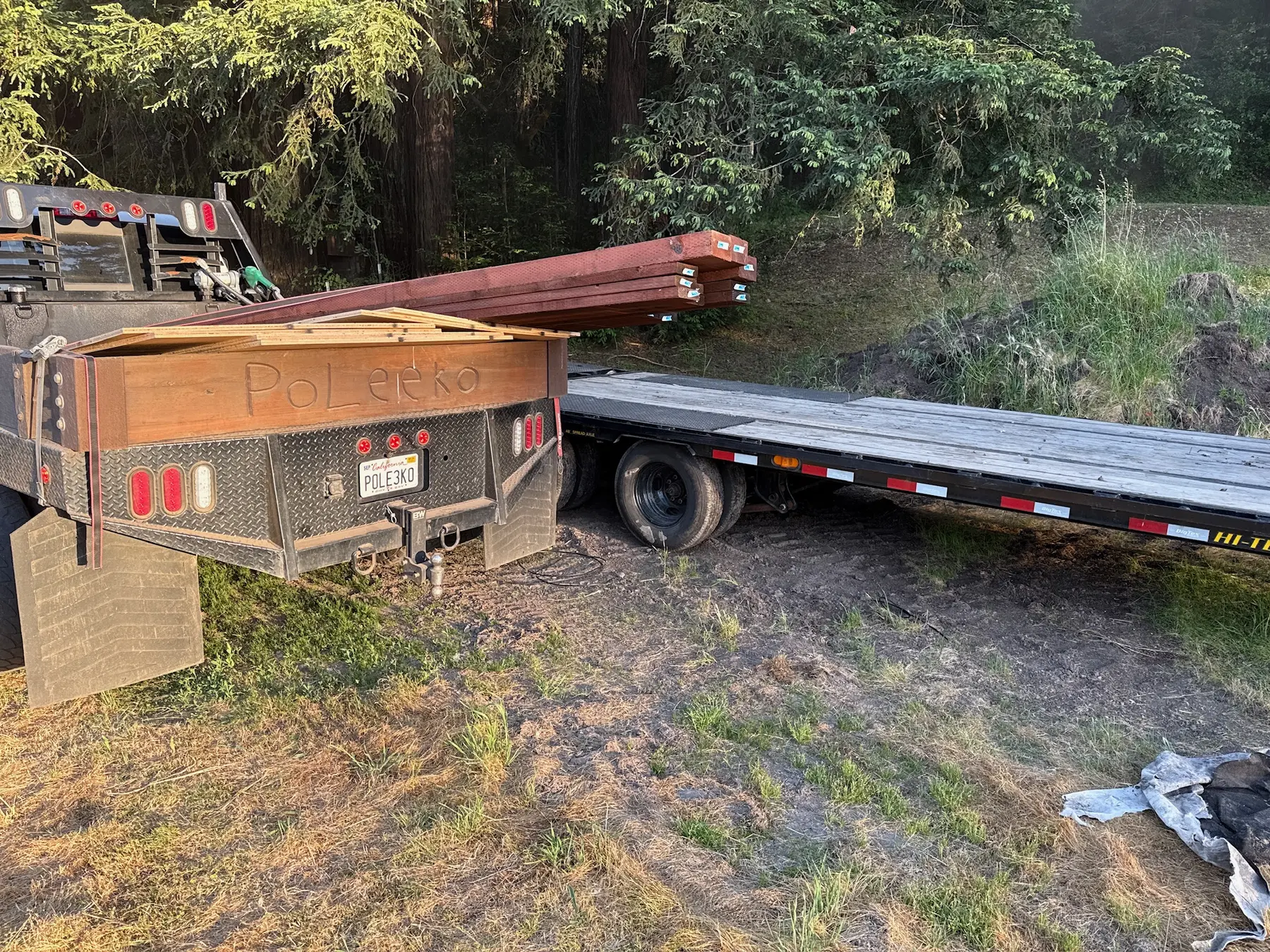 Poleeko Basecamp materials prepared for transport and installation